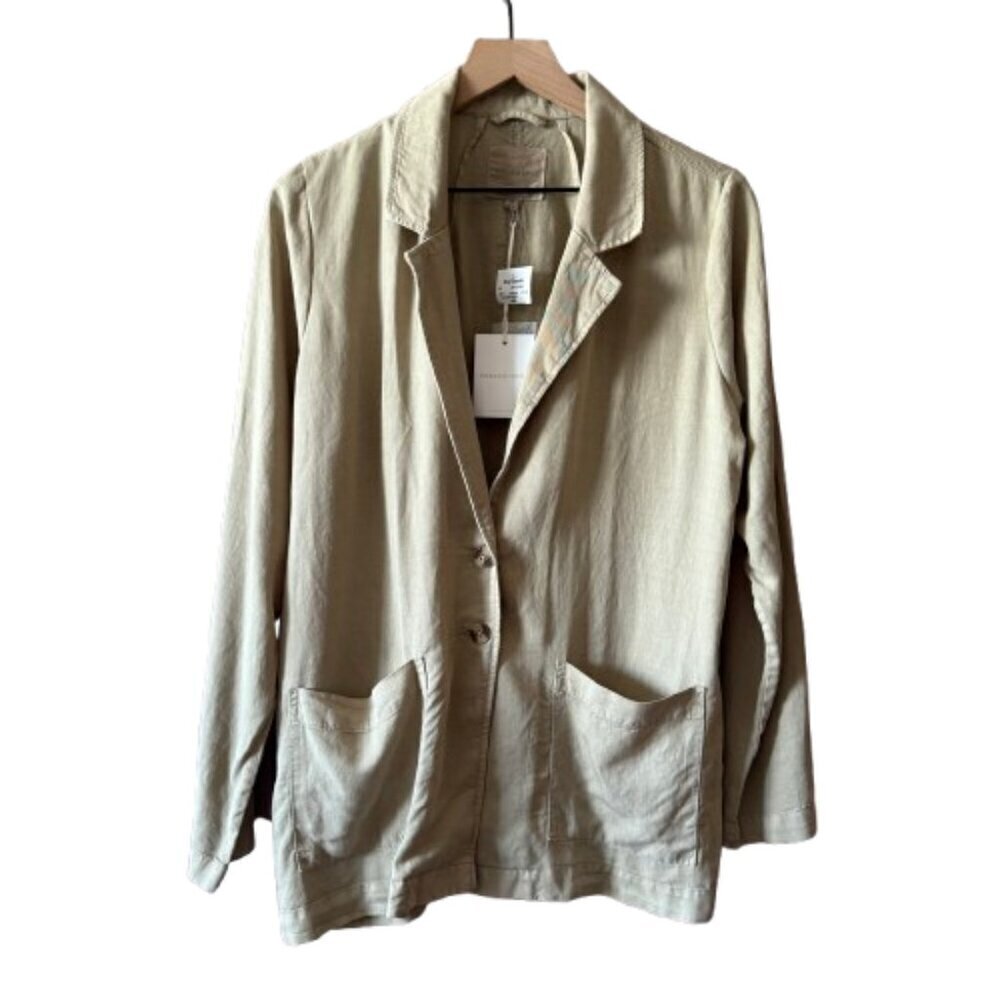 Women's M NWT Thread & Supply Sage Tencel Blazer Lightweight Jacket